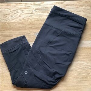 Lululemon Cropped Black Leggings